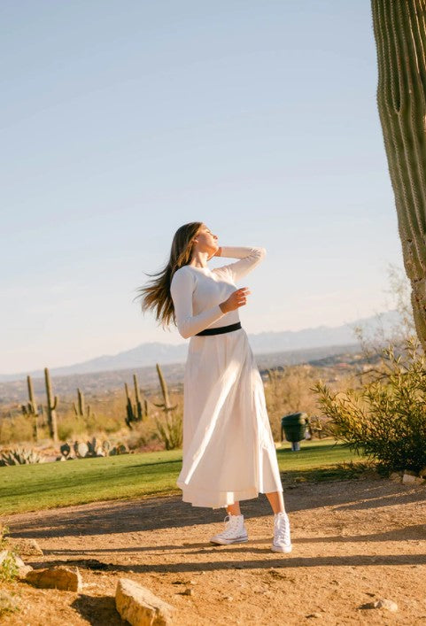 IN:05 CREW NECK RIBBED TOP