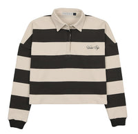 URBAN EDGE RUGBY STRIPED POLO