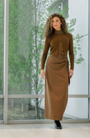 REVERIE & CO STRAIGHT SIDE TIE SKIRT