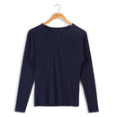 POINT L/S RAGLAN V-NECK TOP
