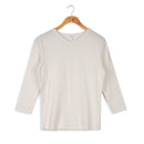 POINT 3/4 SLEEVE V-NECK TOP
