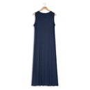 POINT A-LINE CREWNECK DRESS