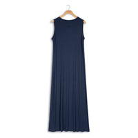POINT A-LINE CREWNECK DRESS