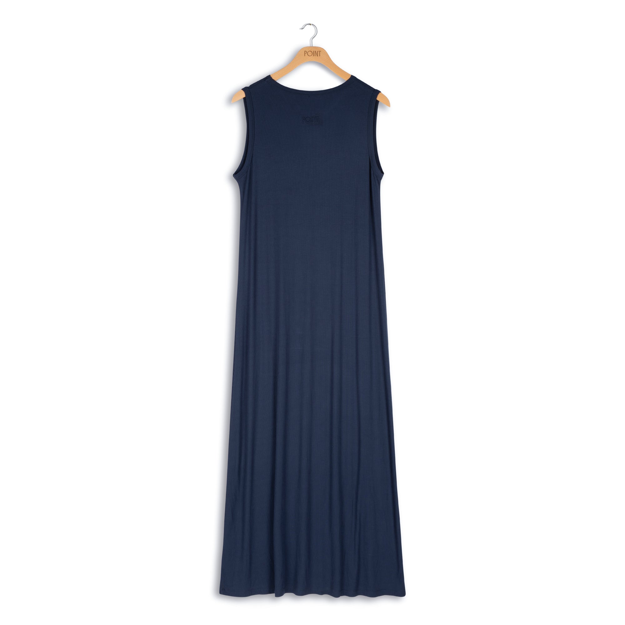 POINT A-LINE CREWNECK DRESS