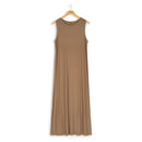 POINT A-LINE CREWNECK DRESS