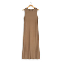 POINT A-LINE CREWNECK DRESS