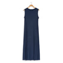 POINT A-LINE V-NECK DRESS