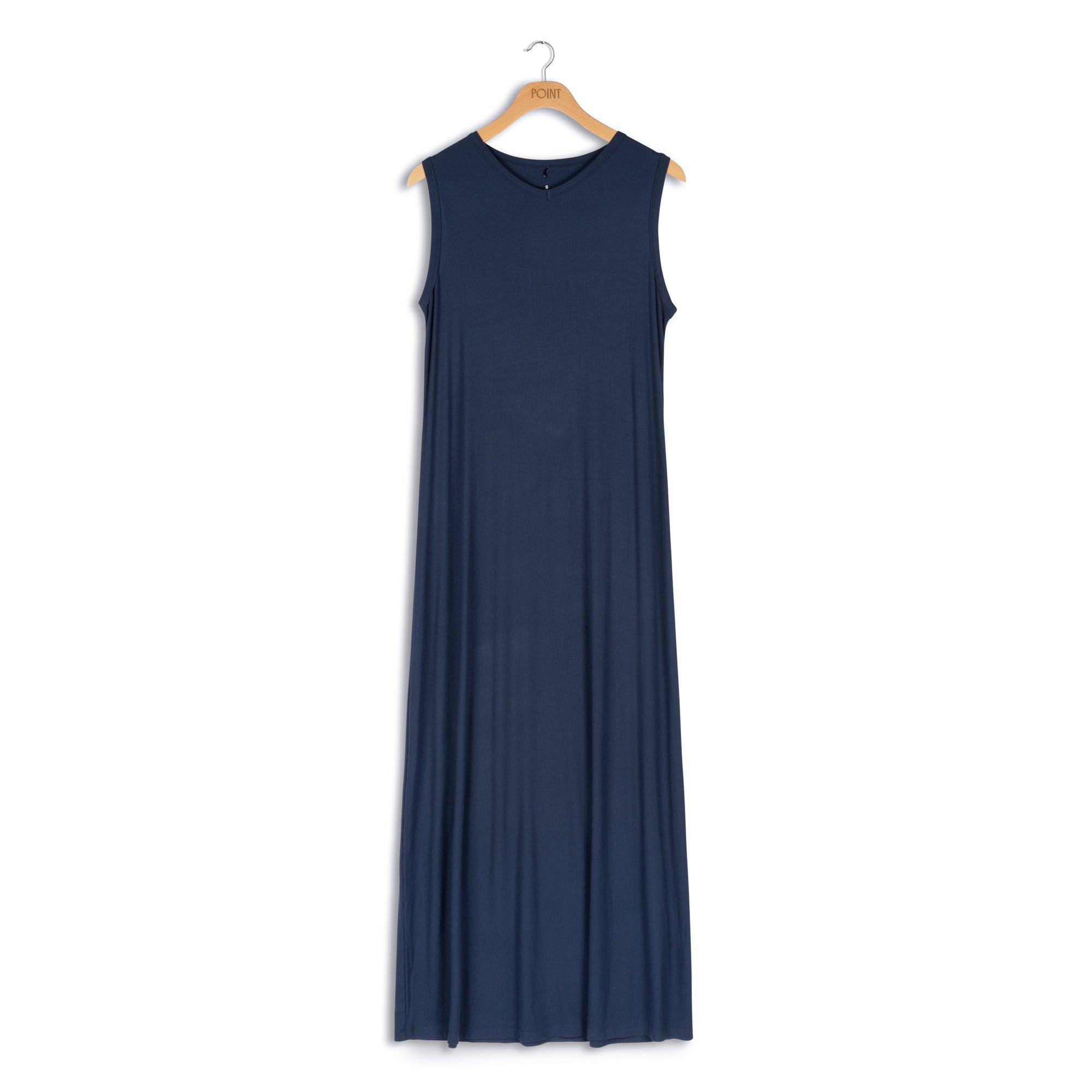 POINT A-LINE V-NECK DRESS