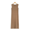 POINT A-LINE V-NECK DRESS