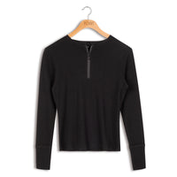 POINT 1/4 ZIP CREW