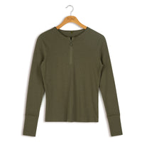 POINT 1/4 ZIP CREW