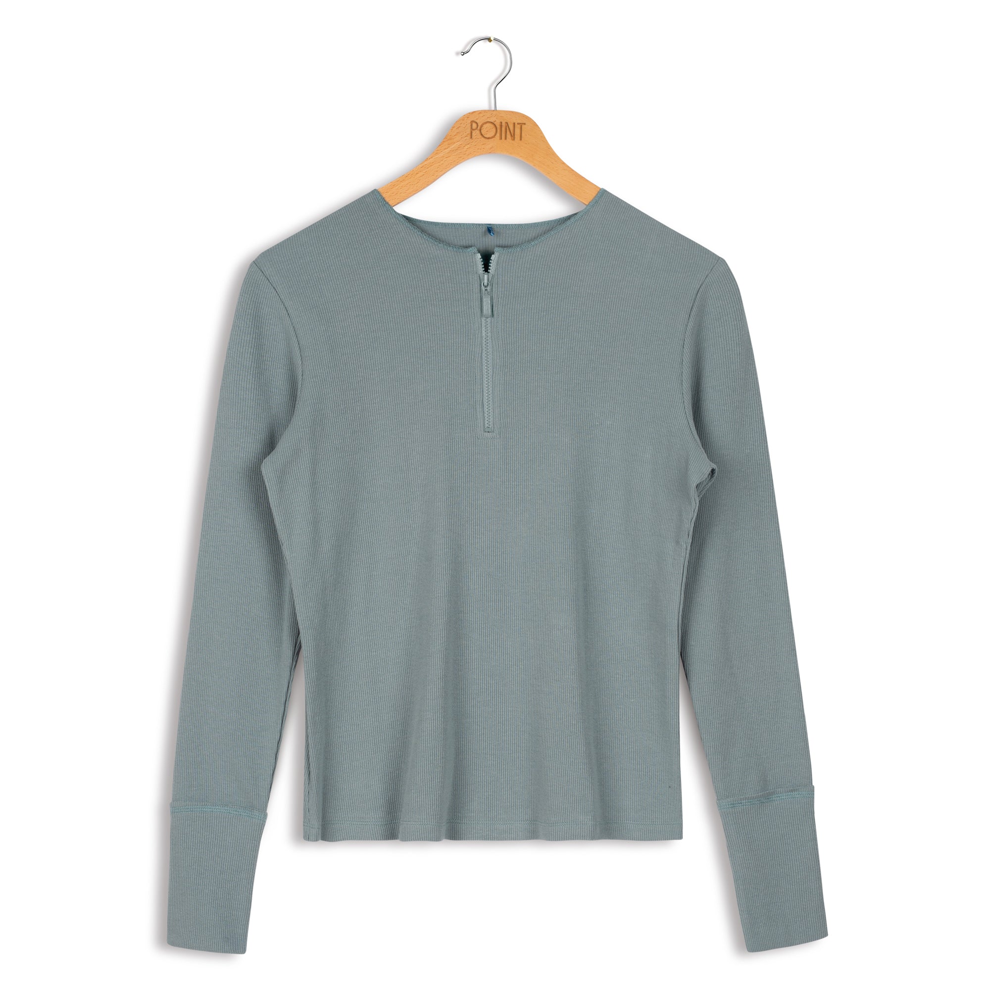 POINT 1/4 ZIP CREW