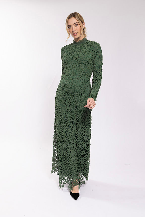 Soie Crochet  Lace Gown