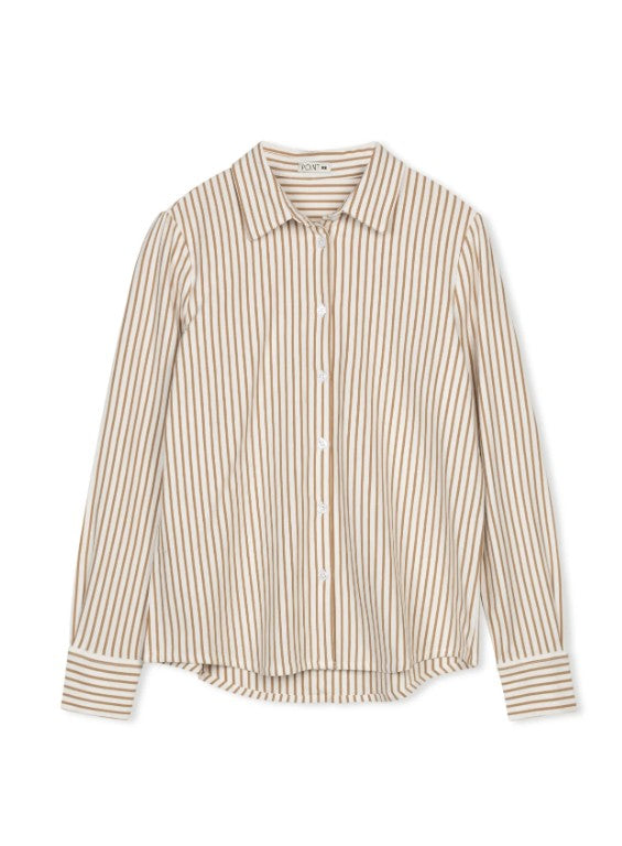 POINT KNIT BUTTON UP SHIRT