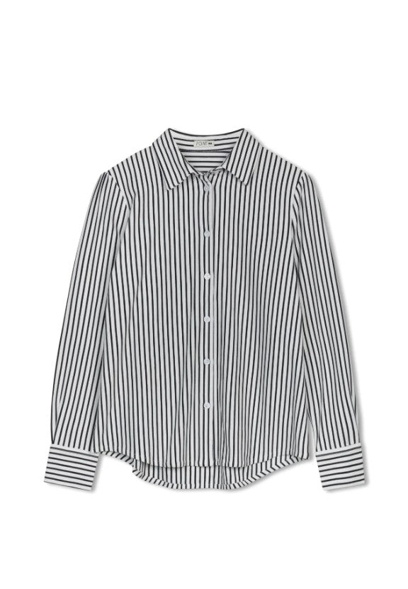 POINT KNIT BUTTON UP SHIRT