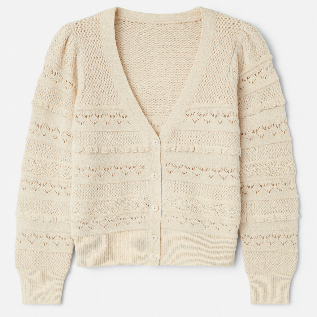 ALLISON NEW YORK CROCHET CARDI