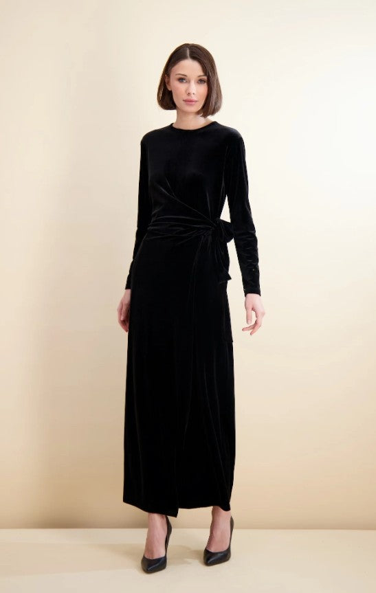 PASHMINA SAMI VELVET MAXI DRESS