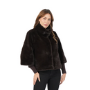 LOVE TOKEN SAMMIE BALLOON SLEEVE FUR JACKET