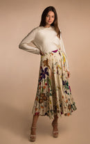 SARA NAVON FLORAL SKIRT