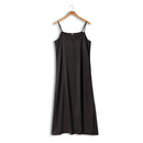 POINT SATIN SLIP DRESS