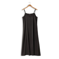 POINT SATIN SLIP DRESS