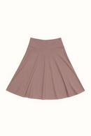 GINGER PONTE FLARE SKIRT