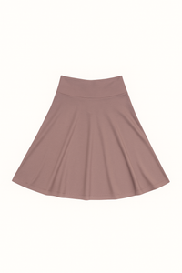GINGER PONTE FLARE SKIRT