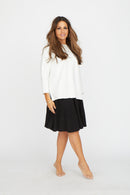STELLA & MAVIS RAW SEAM OVERSIZED BOX TOP