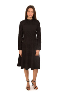 SARA NAVON FLORAL EMBROIDERED DRESS