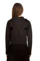 SARA NAVON SCUBA JACKET W FUR DETAIL