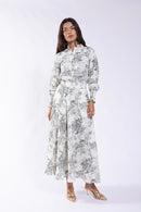 SOIE PRINTED CIRCLE SKIRT