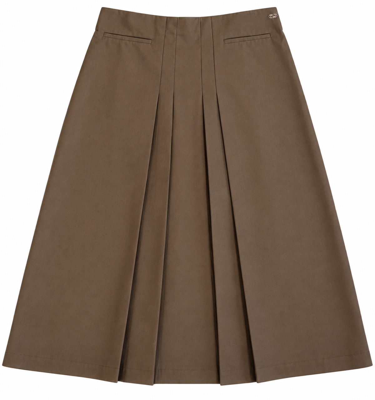 SOM FRONT PLEAT SKIRT