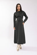 Static Draped Slip Dress
