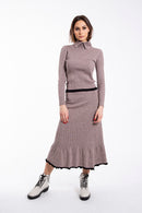 STATIC EXAGERATED COLLAR TOP