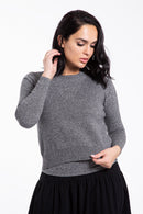 STATIC VEST OVERLAY SWEATER