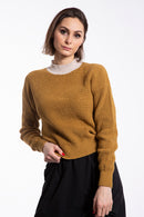 STATIC CONTRAST NECK SWEATER