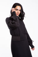 STATIC SLEEVE DETAIL JACKET