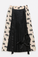 STATIC FLORAL COMBO WRAP SKIRT