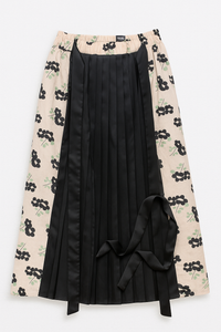 STATIC FLORAL COMBO WRAP SKIRT