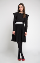 STATIC KNIT PLEATED SKIRT