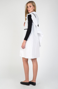 STATIC ZIPPED RUFFLE BACK JUMPER