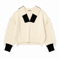 ASPIRE FAUX LAYERED SAILOR KNIT