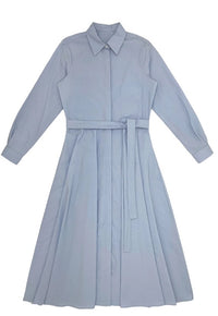 UNAYA MISHA LONG SLEEVES SHIRT DRESS AND WAIST TIE