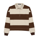 URBAN EDGE STRIPED RUGBY SWEATSHIRT