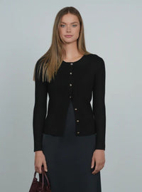 POINT TINY CABLE CARDIGAN