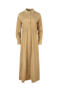 POINT POPLIN TOGGLE DRESS