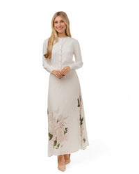 LINK + LUXE PEARL BUTTONDOWN KNIT CARDI