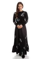 ENGLISH FLORAL SILKY SKIRT