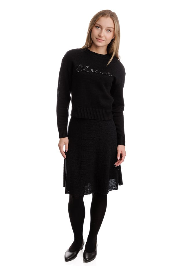 DONNA BELLA CHEERS KNIT SWEATER