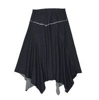 URBAN EDGE DENIM UNEVEN SKIRT